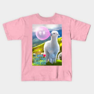 llama loves you forever Kids T-Shirt